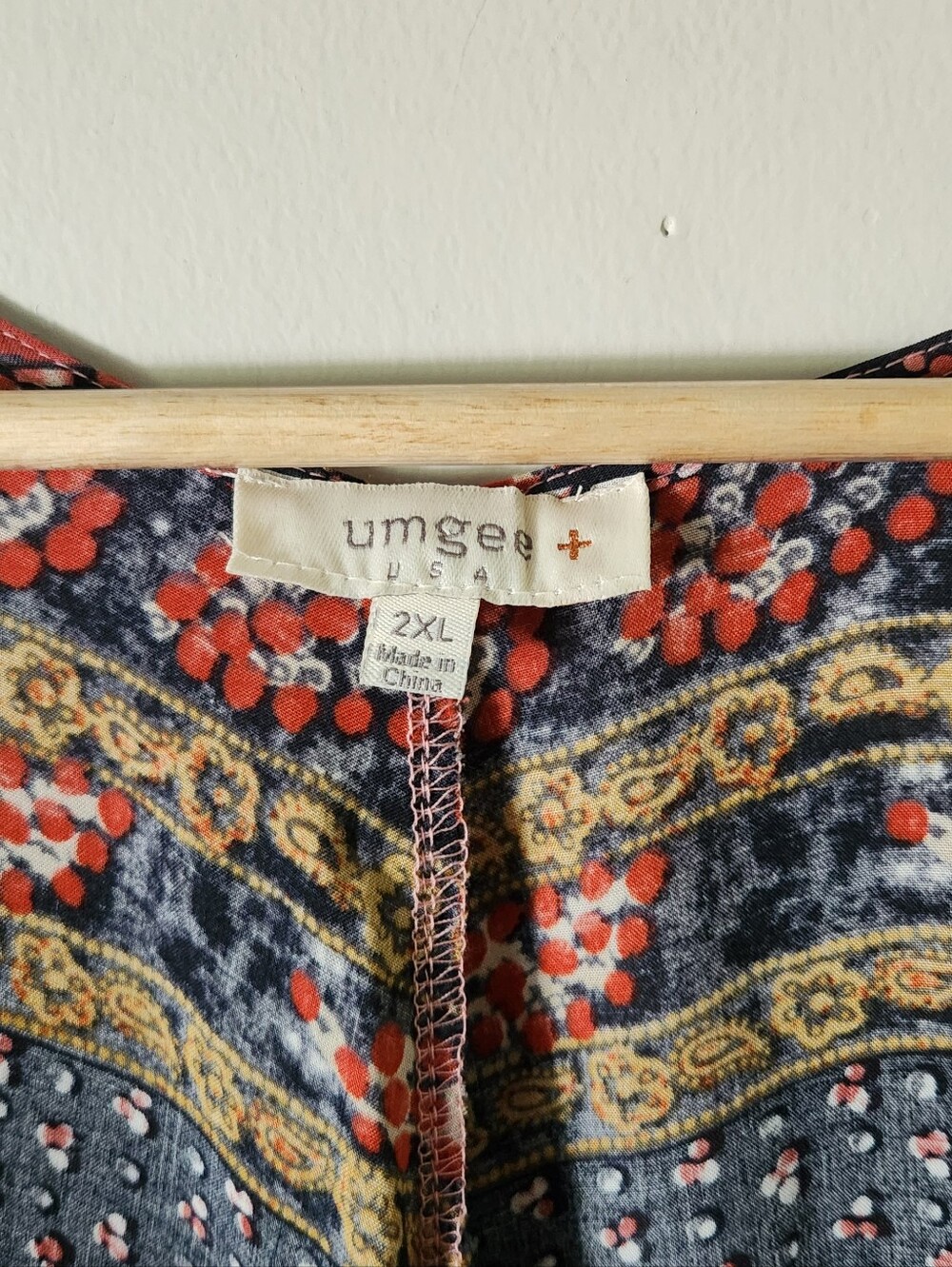 Umgee Boho Kimono Duster Sz 2XL - Picture 4 of 6
